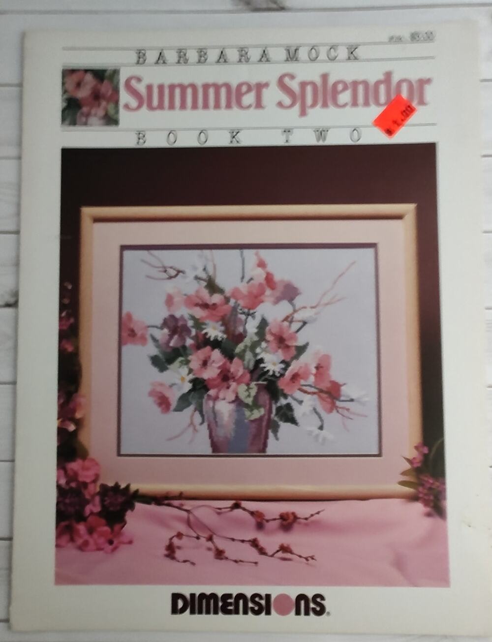 Dimensions Summer Splendor II Barbara Mock Flowers, Floral Cross Stitch Pattern